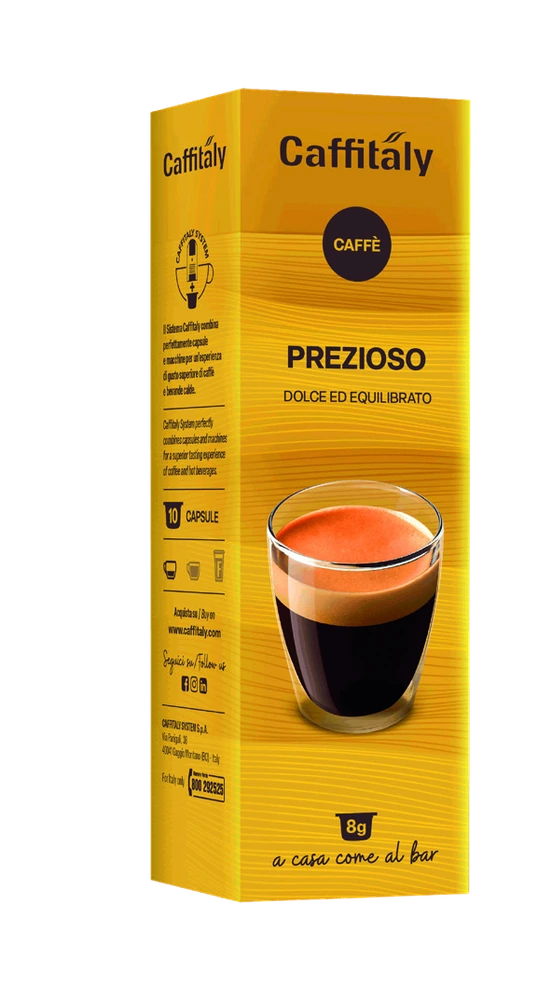 Prezioso — pakovanje Caffitaly System kapsula